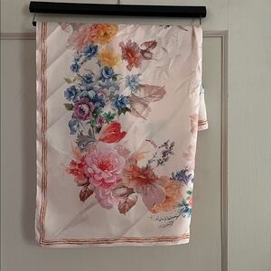 New! Rachel Zoe Floral Satin Scarf 🧣 it is brand new. 43 in generous size
